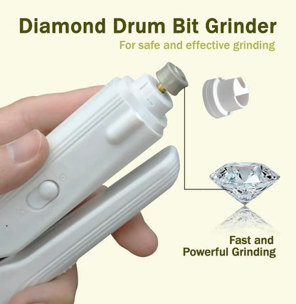 2-In-1 Pet Nail Clipper and Grinder, Ultra Quiet Electric Grooming Tool with LED Light, Rechargeable for Dogs & Cats of All Sizes, Low-Noise Motor for Safe Trimming Tiktokshopspringglowup
