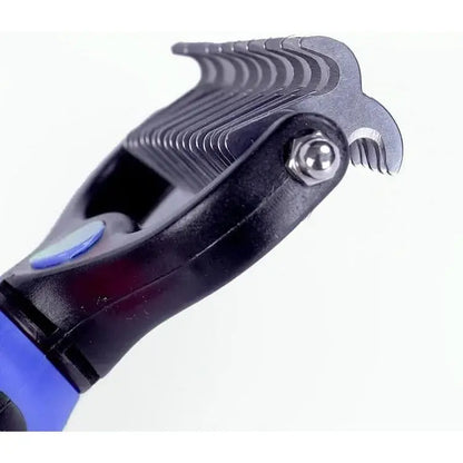 Stainless Steel Double-Sided Pet Detangling Comb - 1 PCS Dog & Cat Grooming Shedding Brush, Hair Care Products with Optimal Blade Spacing for Reducing Matting and Fur Removal